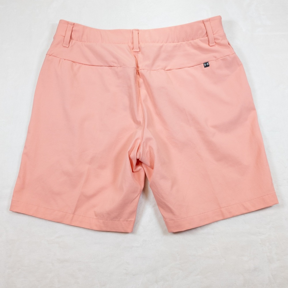 Under Armour Iso-Chill Airvent Mens Golf Shorts 34 Salmon Pink 1361908 - Picture 7 of 9